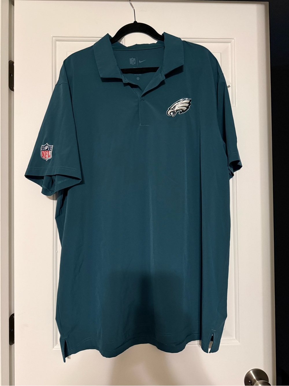 Nike Dri-FIT NFL Philadelphia Eagles Men's Polo Shirt Teal Green XXL